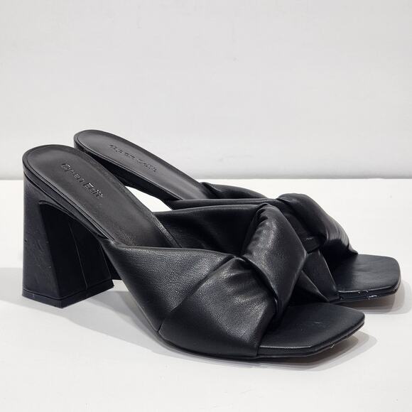 Open Edit Saydee‎ Heeled Sandals Black Size 11 - Picture 1 of 13